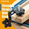 POWERTEC 71170 17-Piece Universal T-Track Kit w/ 48-Inch T Track