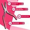 SPEEDWOX 6 Inches Needle Nose Pliers Smooth Smooth Jaw Long