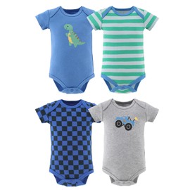 The Peanutshell Baby Boys' Bodysuits, Baby Clothes Boy, Newborn to 24m Baby Body Suits, Infant Boys Outfits, Baby Essentials (Multicolor, 0-3 Months)