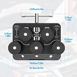 Brake Line Straightener for 3/16" - 1.0" Diameters, Aluminum Alloy Tubing Straightener Tube Straightener for Curved Or Coiled Copper Aluminum Soft Stainless Steel Tubing