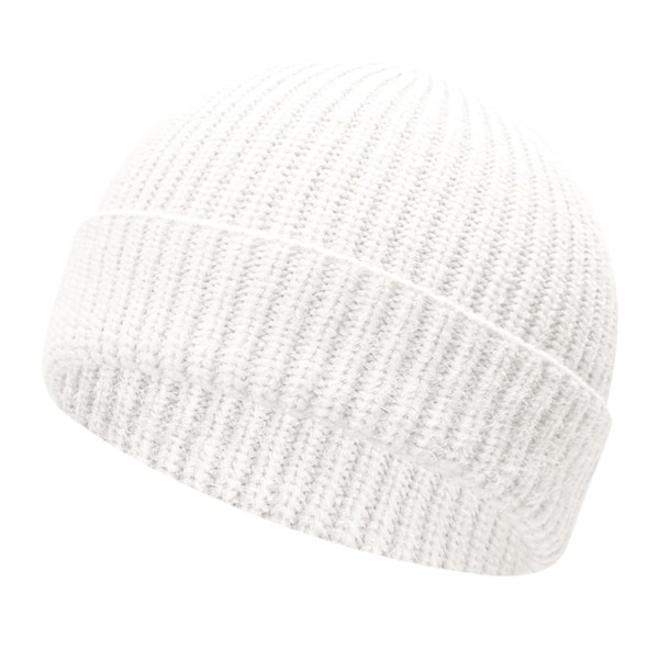 AGLIFEFY Wool Knit Cuff Short Fisherman Trawler Beanie Hats for
