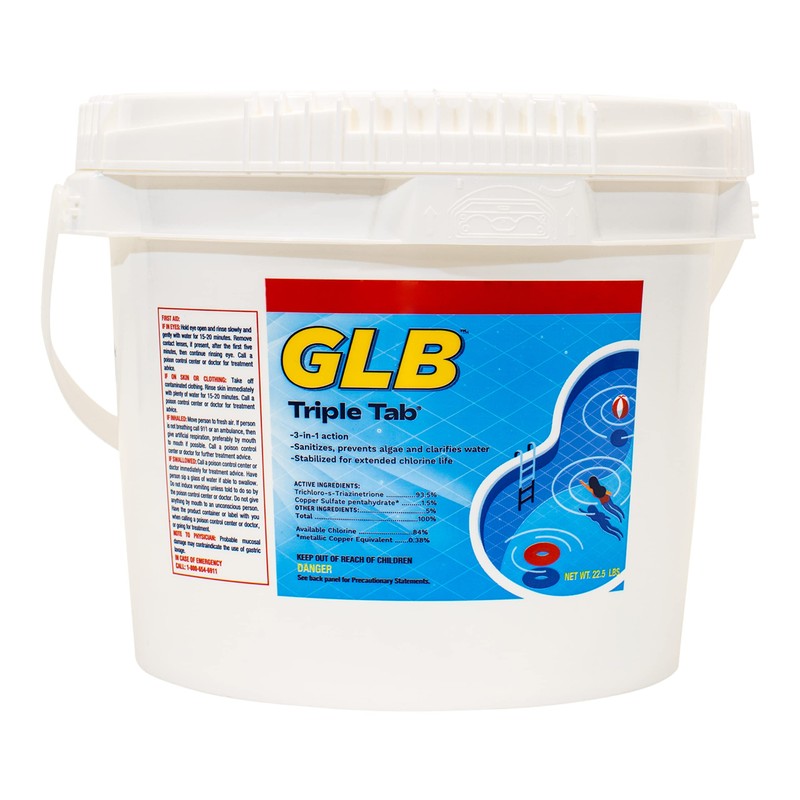 Lonza Advtis GL71446 22.5 lbs Triple Tab Chlorinating Tablets