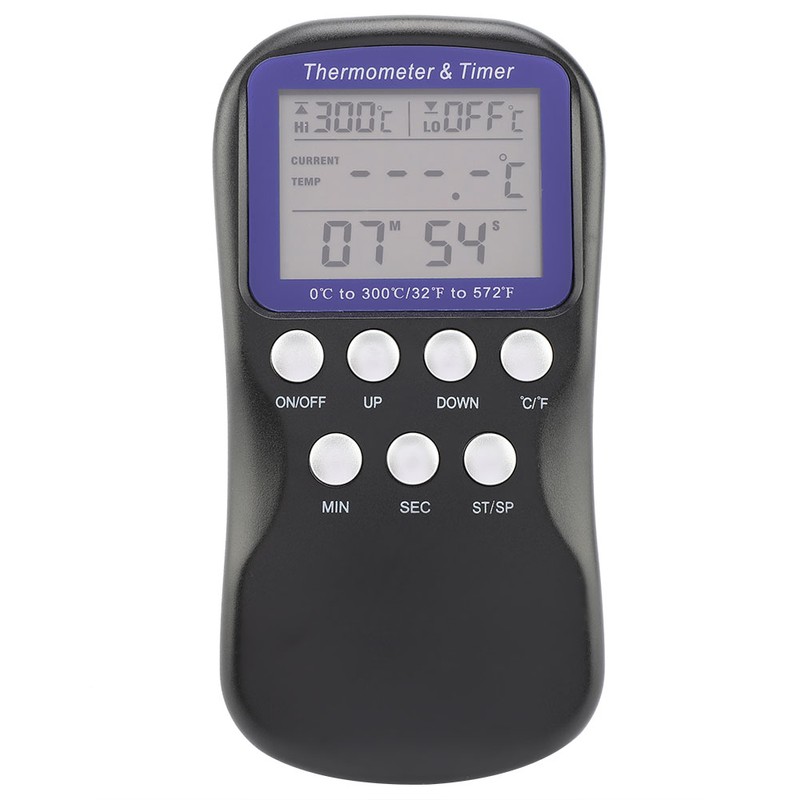 Digital Wired Barbecue BBQ Meat Oven Electronic Thermometer Grill Cooking