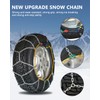 SCITOO HKN140 Snow Chains Quick Easy Installation,Tire Traction Chain For