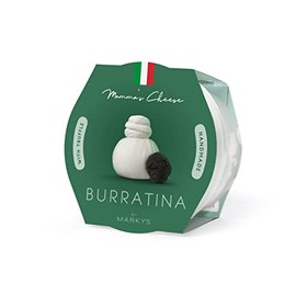 Mamma's Burratina with Truffles Mozzarella & Cream Fresh Italian Cheese - 8 oz / 227 g (Pack of 6) - GUARANTEED OVERNIGHT