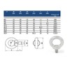 M6 Lifting Eye Bolts Sets with Lock Nuts Made from