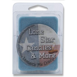 Fruity Scented Premium Lone Star Candles & More's Hand Poured Soy Wax Melts, Strongly Scented Wax Cubes, USA Made in Texas (Jamaica Me Crazy, 3-Pack)