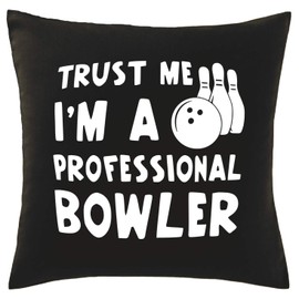 Hippowarehouse Trust Me I'm A Professional Bowler Printed bedroom accessory cushion cover case 41x41cm