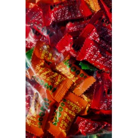 HolanDeli Fizzy Cola Hard Candy. Fizzy Orange, Fizzy Lemon-Lime 1lb Bag