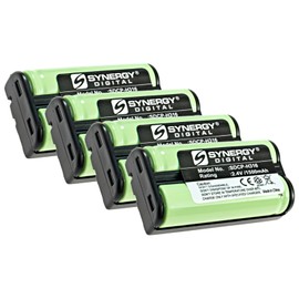 Synergy Digital Cordless Phone Batteries, Compatible with Vtech 20-2420 Cordless Phone, (Ni-MH, 2.4V, 1500 mAh), Pack Includes: 4 x SDCP-H316 Batteries