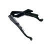 No Slip Banana Clip, Cross Ribbon, Matte Black