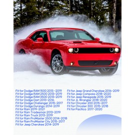 Stereo Wiring Harness Antenna Adapter Fit for Dodge RAM 2013-2019 Fit for Jeep 2014-2020 Fit for Chrysler 2015-2020 Aftermarket Radio Nav Cable Connector No Factory Premium Amp