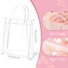 Clear Plastic Gift Bags with Handles,20Pcs Small Reusable Plastic Clear
