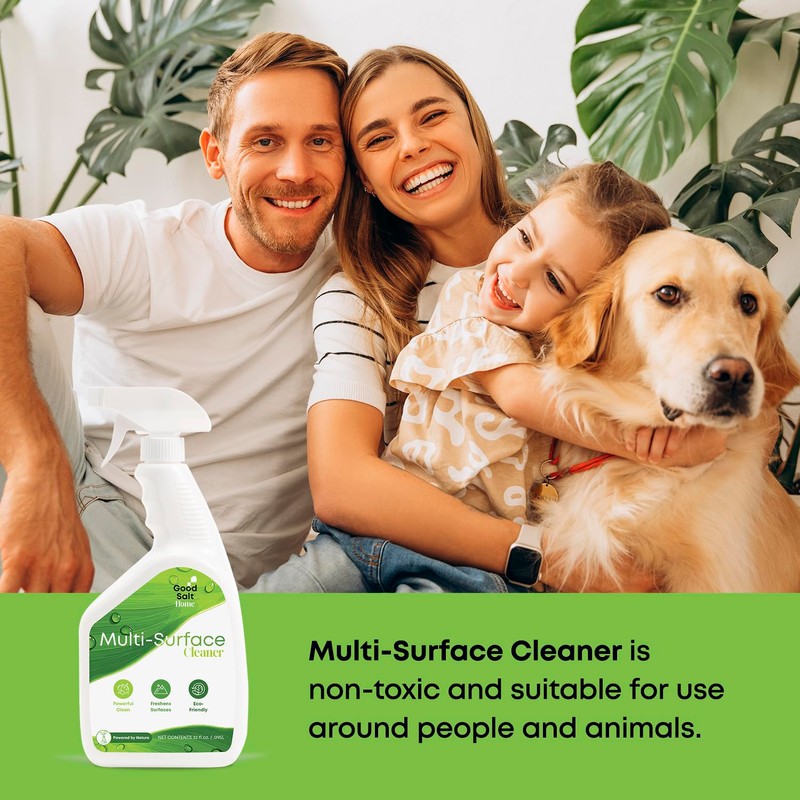 Good Salt Home Multi-Surface Cleaner, Everyday Surface Spray for Home