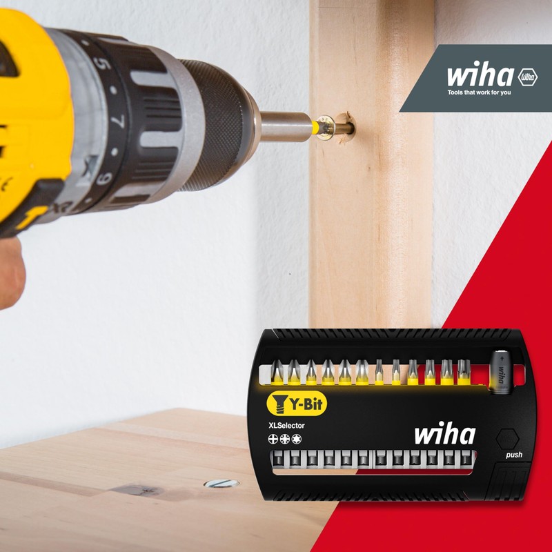 Wiha bits, FlipSelector Y bit, for screwing in Y Shape,