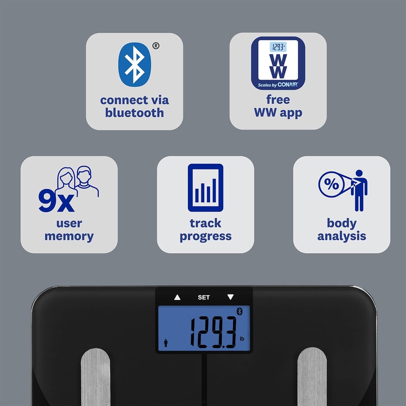 Weight Watchers Scales by Conair Smart Scale for Body Weight,