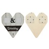 Wood Wedding Picture Frame Key Hook Wall Hanging Decoration Love
