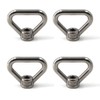 304 Stainless Steel Eye Nut M12 Triangle Ring Shape Lifting
