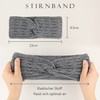 Headband Lined Warm Women's Hair Band, Twist Design with Soft
