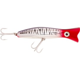 Halco RP160#R49 Roosta Popper 160 #R49 Chrome Tiger, 6 3/8" 2 5/8 oz