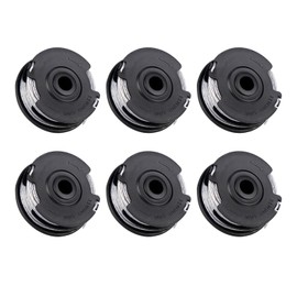 Pack of 6 thread spools for Bosch grass trimmer F016800351, 6 m diameter 1.6 mm replacement spool line compatible with Art 30-36 LI, Art 30, Art 27 and Art 24