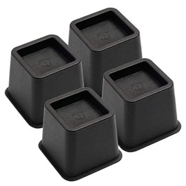 ABOOFAN 4pcs Table Risers for Desk Legs Multi Function Furniture Risers for Bed Frame and Sofa Easy Install Material for Elevating Furniture Height