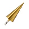 Step Drill, Hexagonal Shaft, Titanium Coating, Drilling, Expanding Holes, Sharp,
