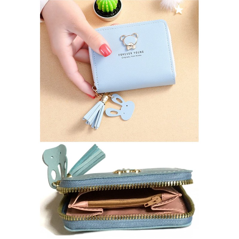 Wallet, Bear Pattern, One Point Coin Purse, Women's, Coin Case,