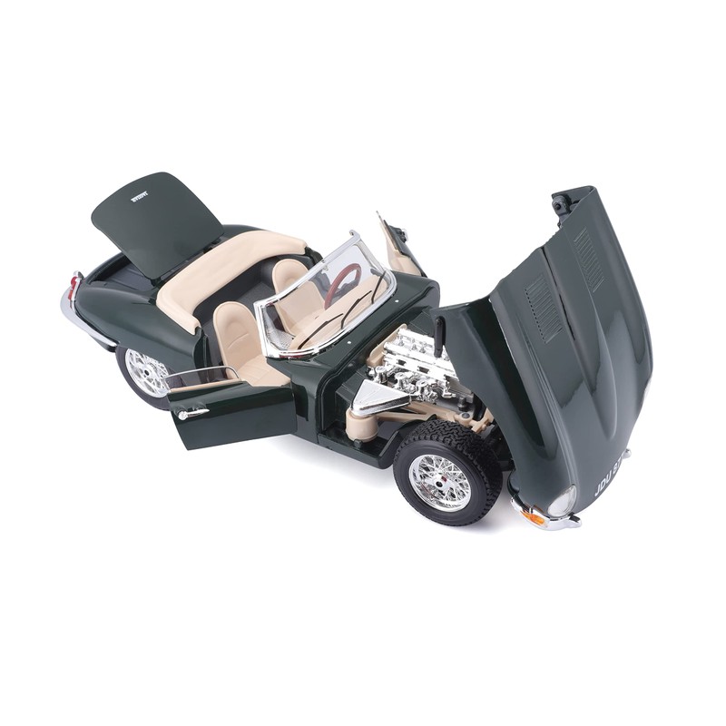 Bburago 1:18 Gold Jaguar "E" Cabriolet (1961)