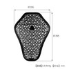 Komine SK-859 Enigma Light CE1 Back Protector for Motorcycles, Black