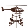 EZ Vane Helicopter Weathervane — Roof Mount, Wind Cups, Antique