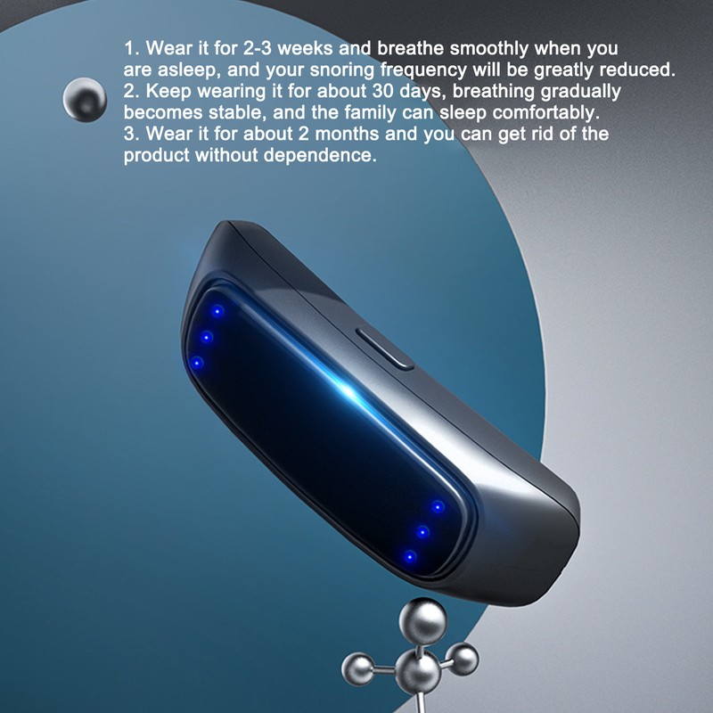 Electric Prevent Snoring Device Vibration Pulse Improve Sleeping Snoring Problem
