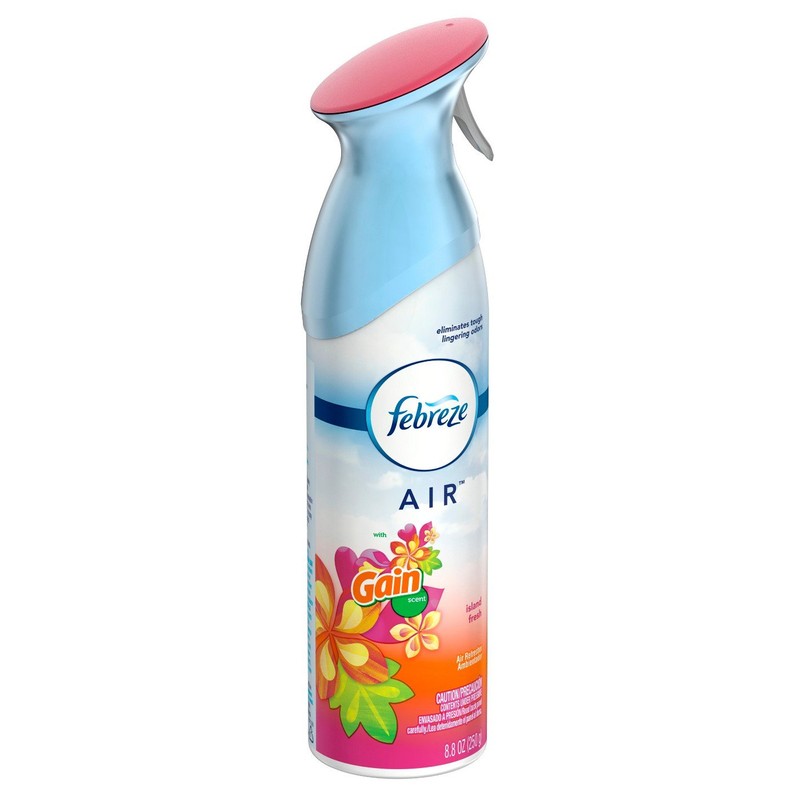 Febreze Air Freshener Spray - Gain Island Fresh - Net