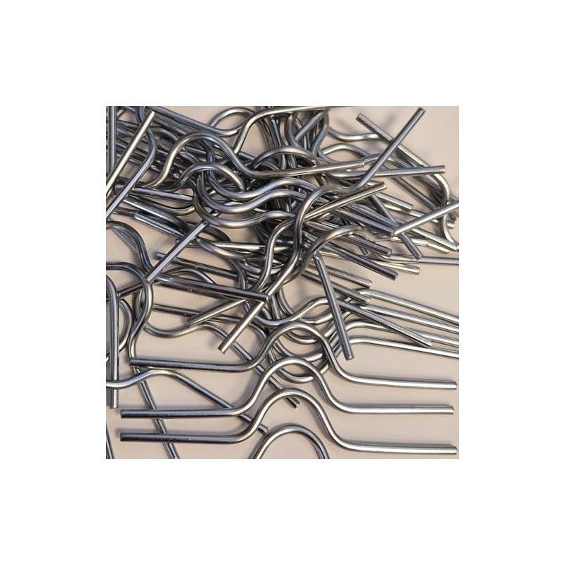 Galaxy 70mm Calendar Wire Hangers x 100 - Silver