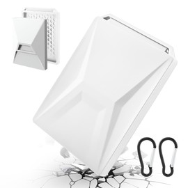 Xiaokeis Starlink Mini Protective Cover, Starlink Mini Case with 2pcs Mountaineering Buckle, Liquid Silicone Protective Case for Starlinks Min-i Dish Accessories Protectives Shell(Color:White)