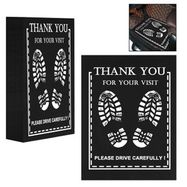 RUENXG Disposable Floor Mats for Car 30Pcs Disposable Car Floor Mat Black Car Floor Mat Protector Portable Vehicle Foot Pads Car Wash Automotive Floor Mat Protector for Car Vehicles Wash 19.6"x15.7"