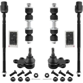BOXI 6PCS Front Lower Ball Joints Tierods Sway Bar For Century Regal Impala Intrigue
