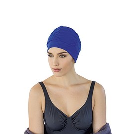 Fashy Stoffbadehaube, blau, 3403 50_50