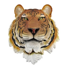 Private Label Bengal Tiger Head Mount Wall Statue Bust