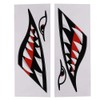 Shark Teeth Mouth Sticker Fishing Boat Canoe Car Kayak Accessories,