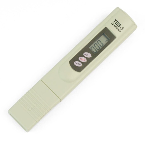 YAKAMOZ LCD Digital TDS-3 Meter Temp PPM Tester Pen for Testing Water Quality