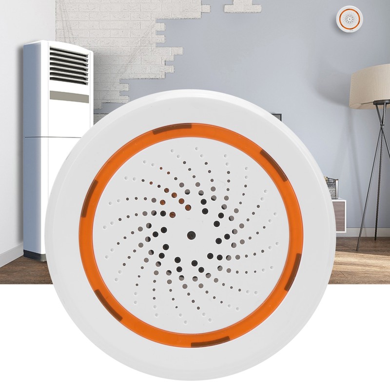 Smart Sensor for TUYA VoiceActivated Wireless AcoustoOptic Temperature Humidity 3