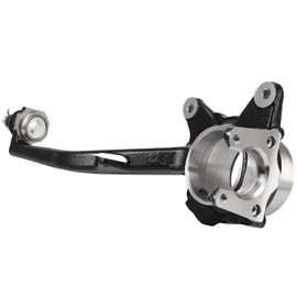 ANGLEWIDE Front Steering Knuckle for Toyota Sequoia 2001-2003, for Toyota Tacoma 1995-2004, #698-151 Steering Knuckle & Wheel Bearing Hub Assembly Replacement Left Driver Side