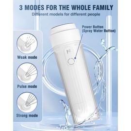 LALFENNB Portable Bidet for Travel, Electric Handheld Bidet Travel Rechargeable Bidet Portable for Men and Women Adjustable Water Pressure 3 Spray Modes for Enhanced Personal Bidet Care