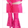 Girls Princess Dress Up Birthday Party Luxury Cosplay Costume Outfit