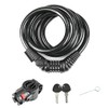 CyclingDeal Bike Bicycle Lock Cable 4FT Bike Cable Basic Self