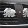 2PCS Elephant Air Vent Clips, Mini Aromatherapy Diffuser Clips Cute