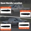 4 PCS Black Exterior Door Handle Front Rear Driver Passenger
