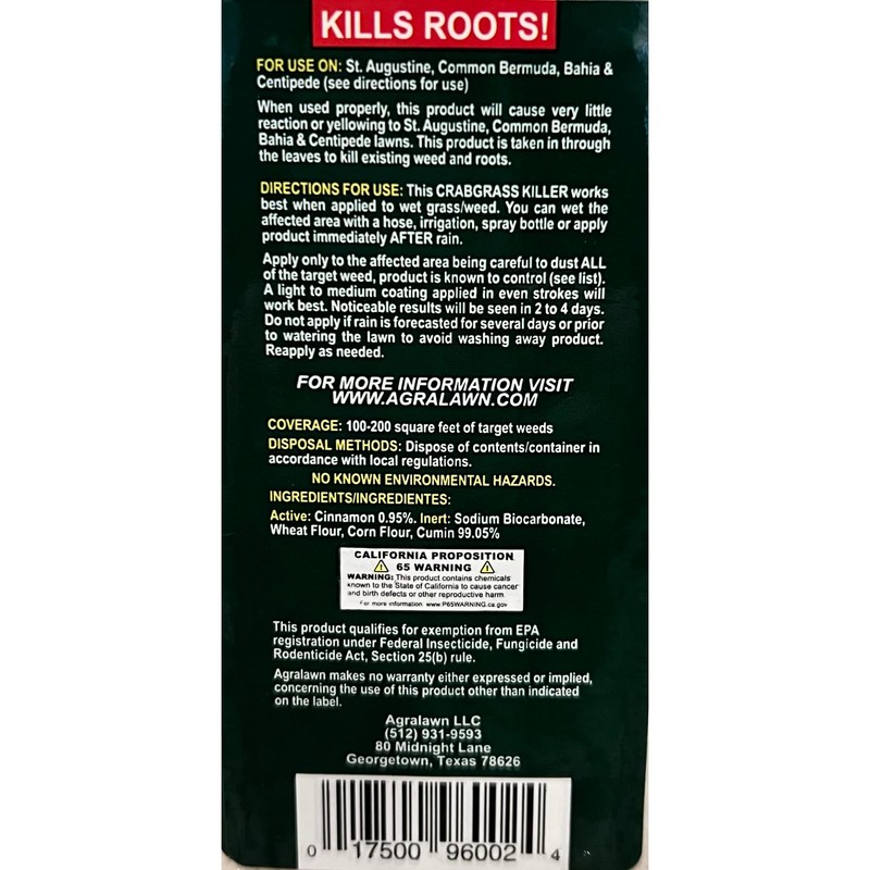 Agralawn Crabgrass Killer (2, Pounds)