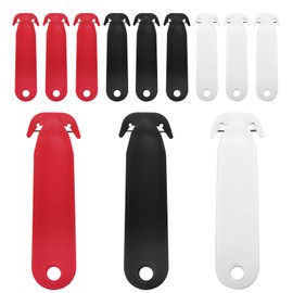 Moorstdel Safety Cutter Tool (Pack of 9) Ergonomic Film Cutting Blade,Unique Double Hook Design-Disposable Safety Cutter with Cutting Blade for Box,Strap, Carton and Package Opener (No Exposed Blade)